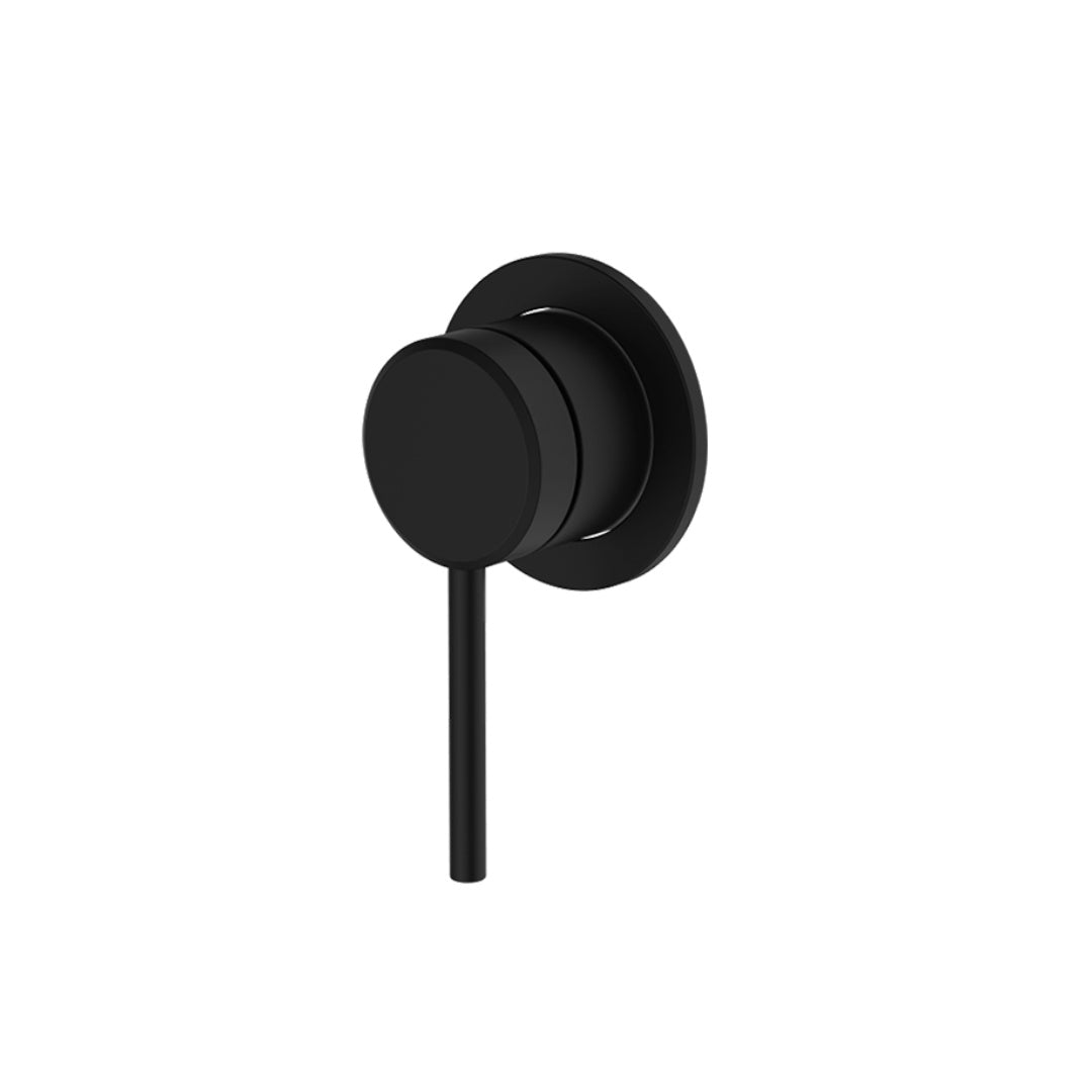 Gareth Ashton Poco Shower Wall Mixer - Black - 6SH-EXT-B + 6SH-INT-B