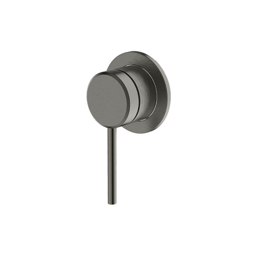 Gareth Ashton Poco Shower Wall Mixer - Gun Metal - 6SH-EXT-GM + 6SH-INT-GM
