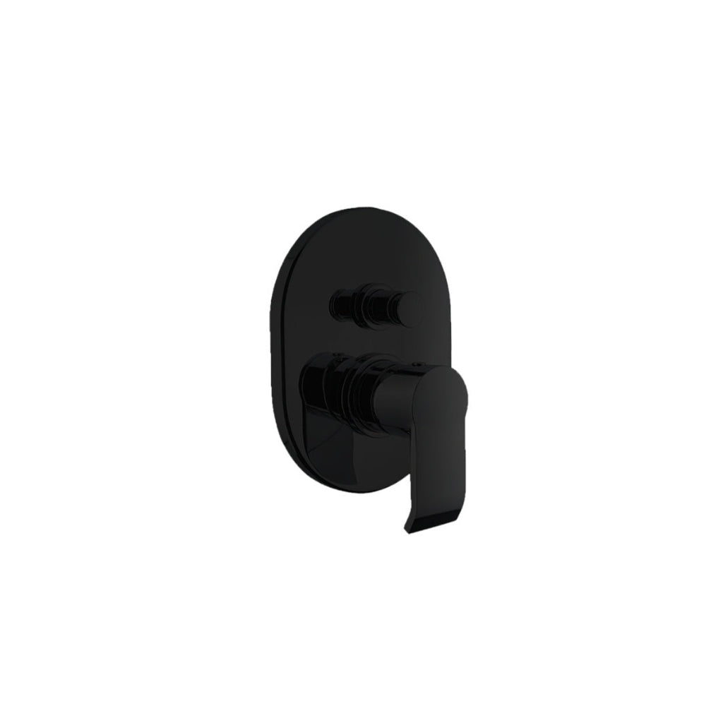 Gareth Ashton Stile Wall Diverter Mixer - Black - 800214B+300031B