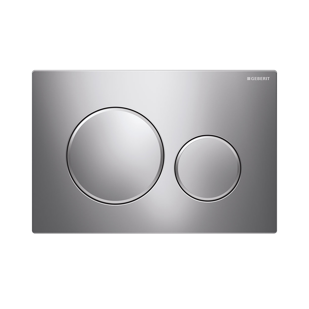 Turner Hastings Fino WhisperFlush Floor Mounted Toilet Package (Includes Geberit Cistern & Chrome Flush Plate) - Gloss White - FP50GE-GW-K + 115.882.KH.1