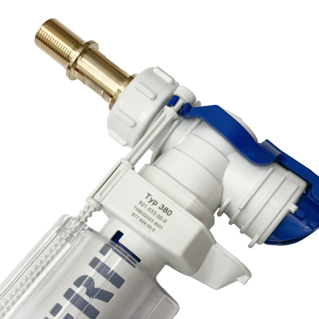 Geberit Impuls 380 Inlet Valve - Long Nipple - 222.026.00.1