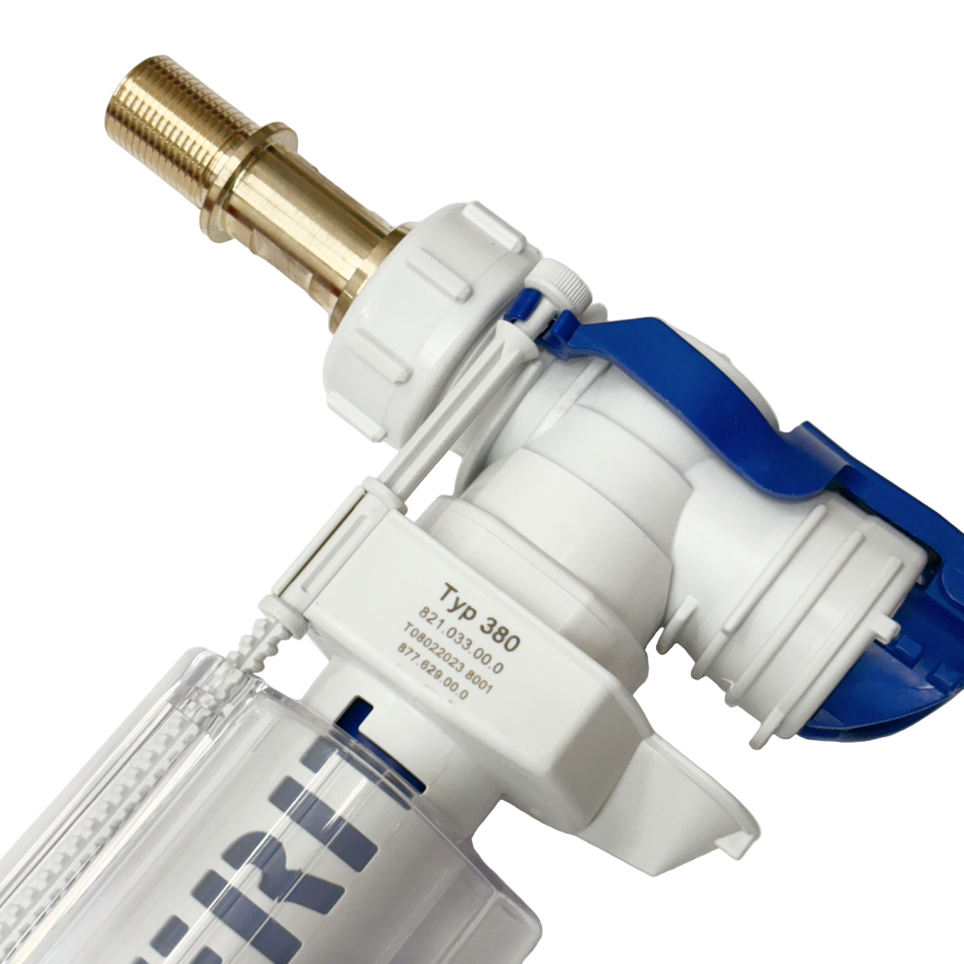 Geberit Impuls 380 Inlet Valve - Long Nipple - 222.026.00.1