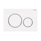 Turner Hastings Fino WhisperFlush Floor Mounted Toilet Package (Includes Geberit Cistern & Matte White Flush Plate) - Gloss White - FP50GE-GW-K + 115.882.01.1