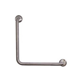 Gentec ComCare Stainless Steel 450 x 450 Ambulant Left Hand Grab Rail - CC8012LSS