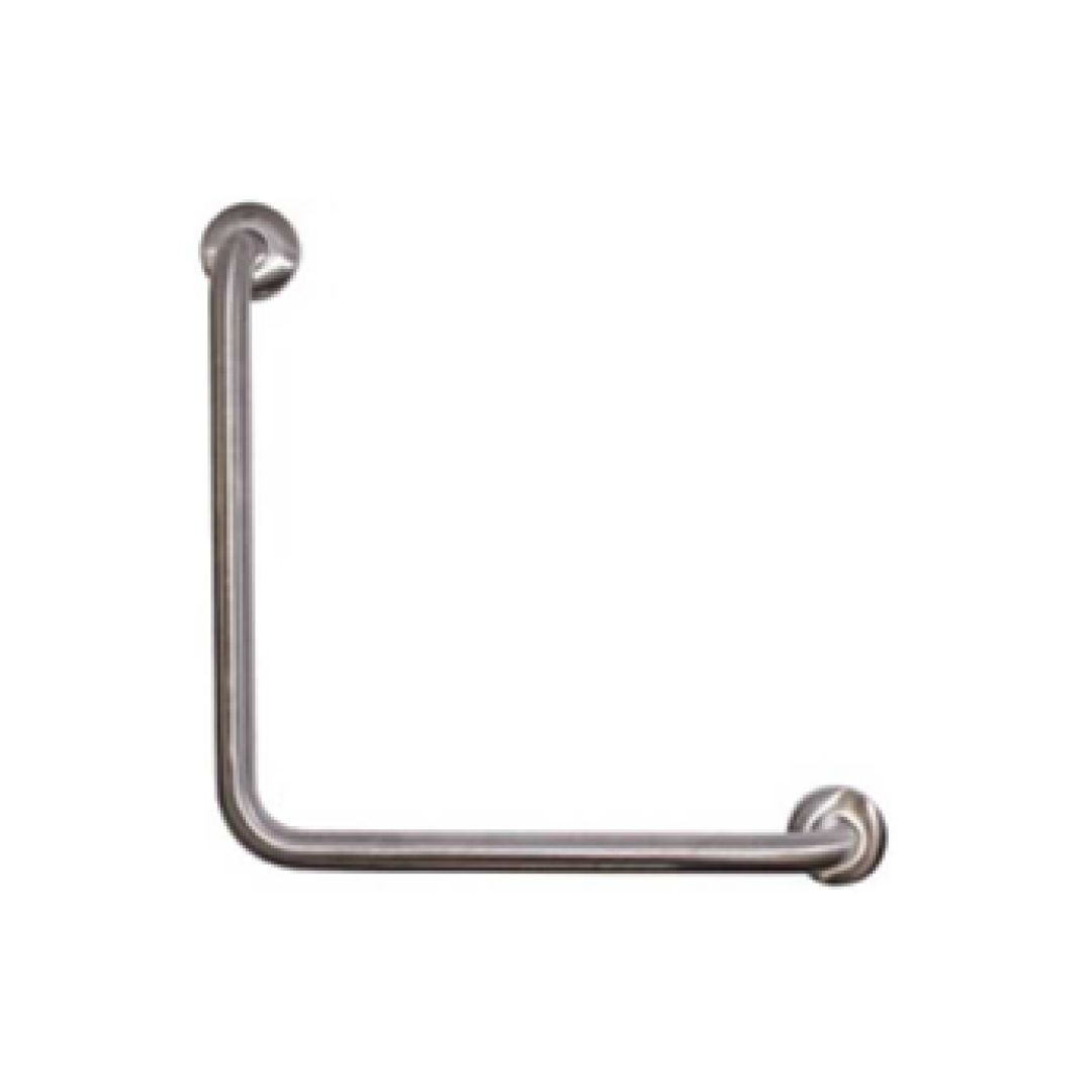 Gentec ComCare Stainless Steel 450 x 450 Ambulant Left Hand Grab Rail - CC8012LSS