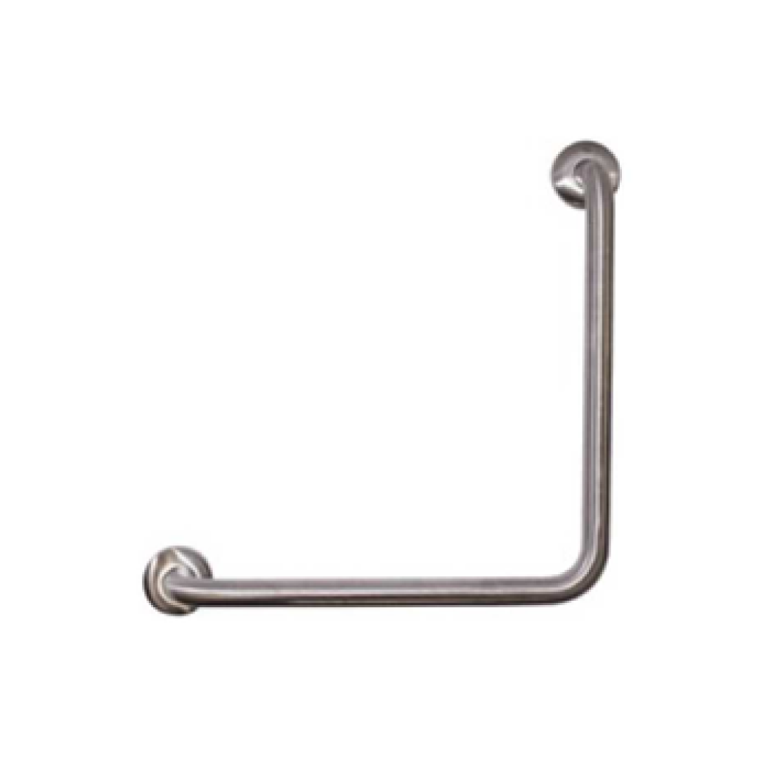 Gentec ComCare Stainless Steel 450 x 450 Ambulant Right Hand Grab Rail - CC8012RSS
