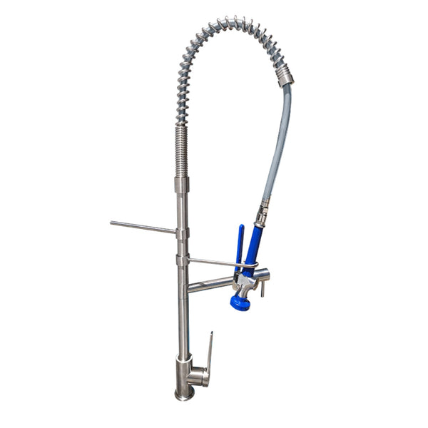 Gentec GPURE JETFLO Pre-Rinse Unit with Pot Filler & Mixer - Stainless Steel