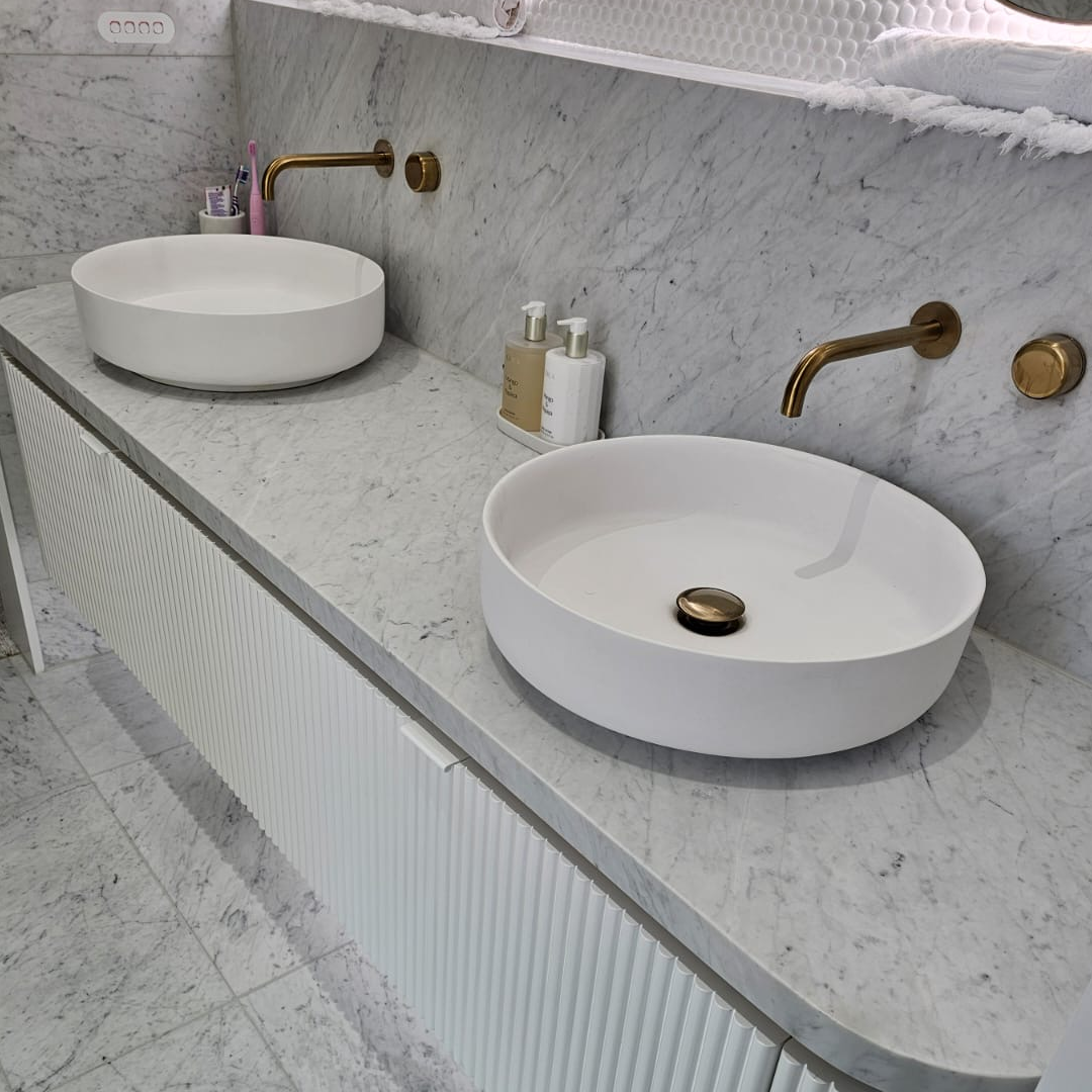 Pietra Georgia Above Counter Basin 360 x 130mm - White Matte - PB3021-WM