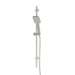 Greens Glide Syntra RainBoost Adjustable Rail Shower - Brushed Nickel - 64400BN
