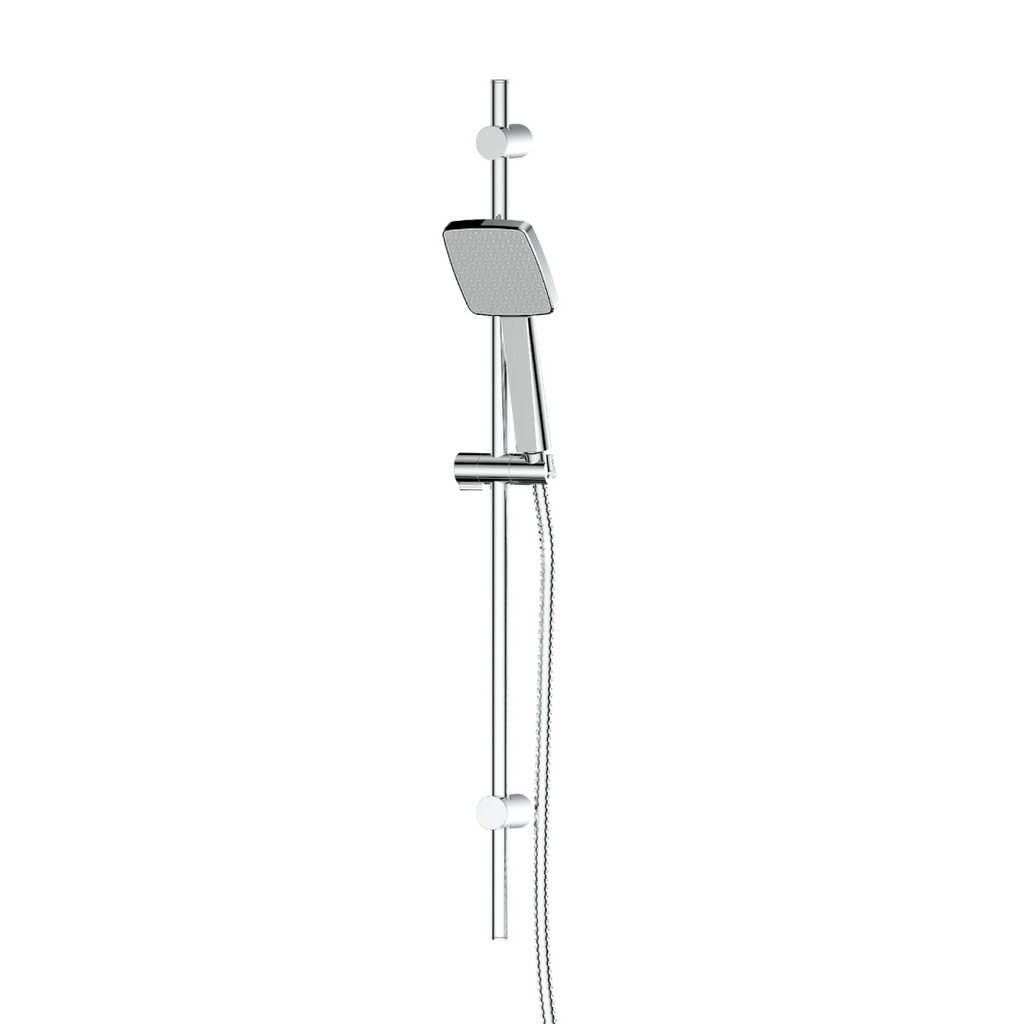 Greens Glide Syntra RainBoost Adjustable Rail Shower - Chrome - 64400CP