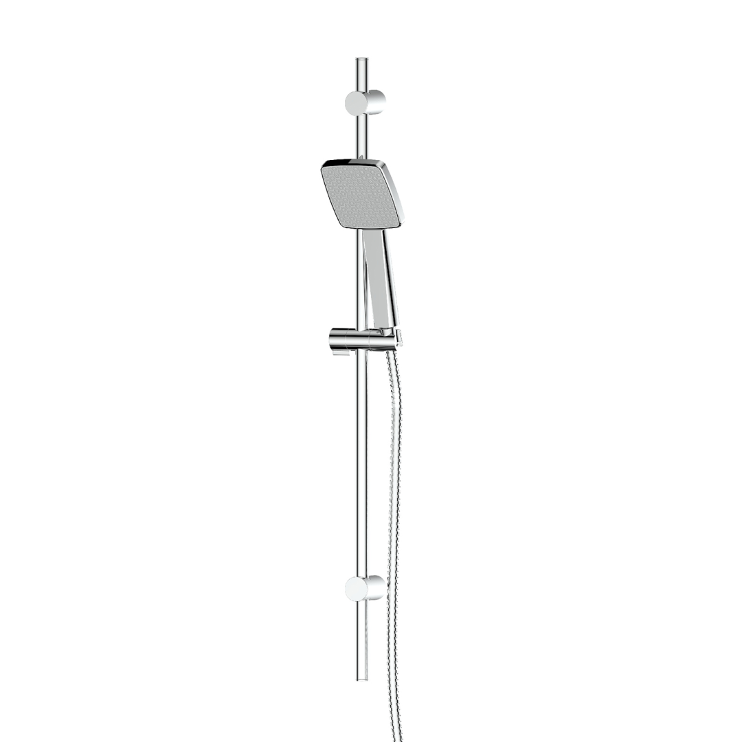 Greens Glide Syntra RainBoost Adjustable Rail Shower - Chrome - 64400CP