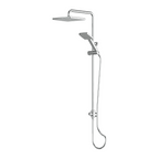 Greens Glide Syntra RainBoost Twin Rail Shower - Chrome - 21290CP