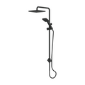 Greens Glide Syntra RainBoost Twin Rail Shower - Matte Black - 21290MB