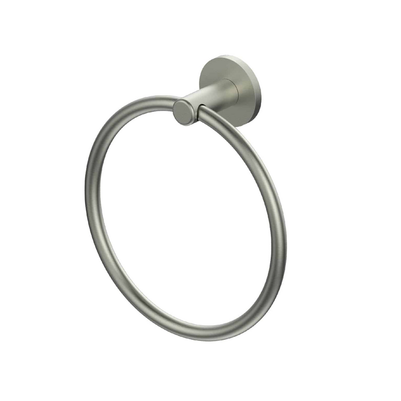 Greens Astro II Towel Ring - Brushed Nickel