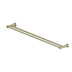Greens Reason Double Towel Rail - Brushed Brass - 184156