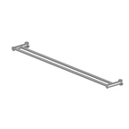 Greens Reason Double Towel Rail - Brushed Stainless - 184153