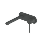 Greens Mika Wall Basin Mixer Set w/Plate - Gun Metal - 212125219