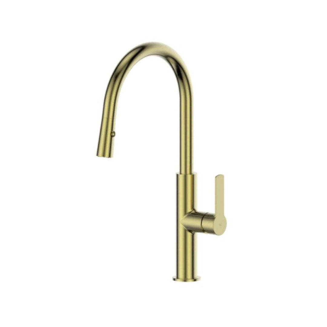 Greens Astro II Pull-Down Sink Mixer Lead Free - Brushed Brass - LF254383BB