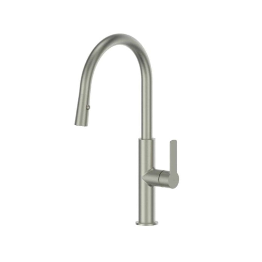 Greens Astro II Pull-Down Sink Mixer Lead Free - Brushed Nickel - LF254383BN