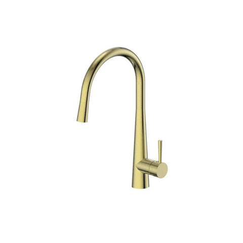 Greens Galiano Pull-Down Sink Mixer - Brushed Brass