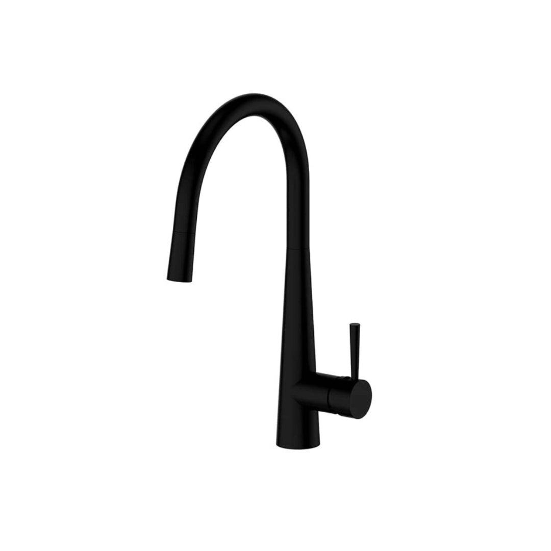 Greens Galiano Pull-Down Sink Mixer - Matte Black - 17520371