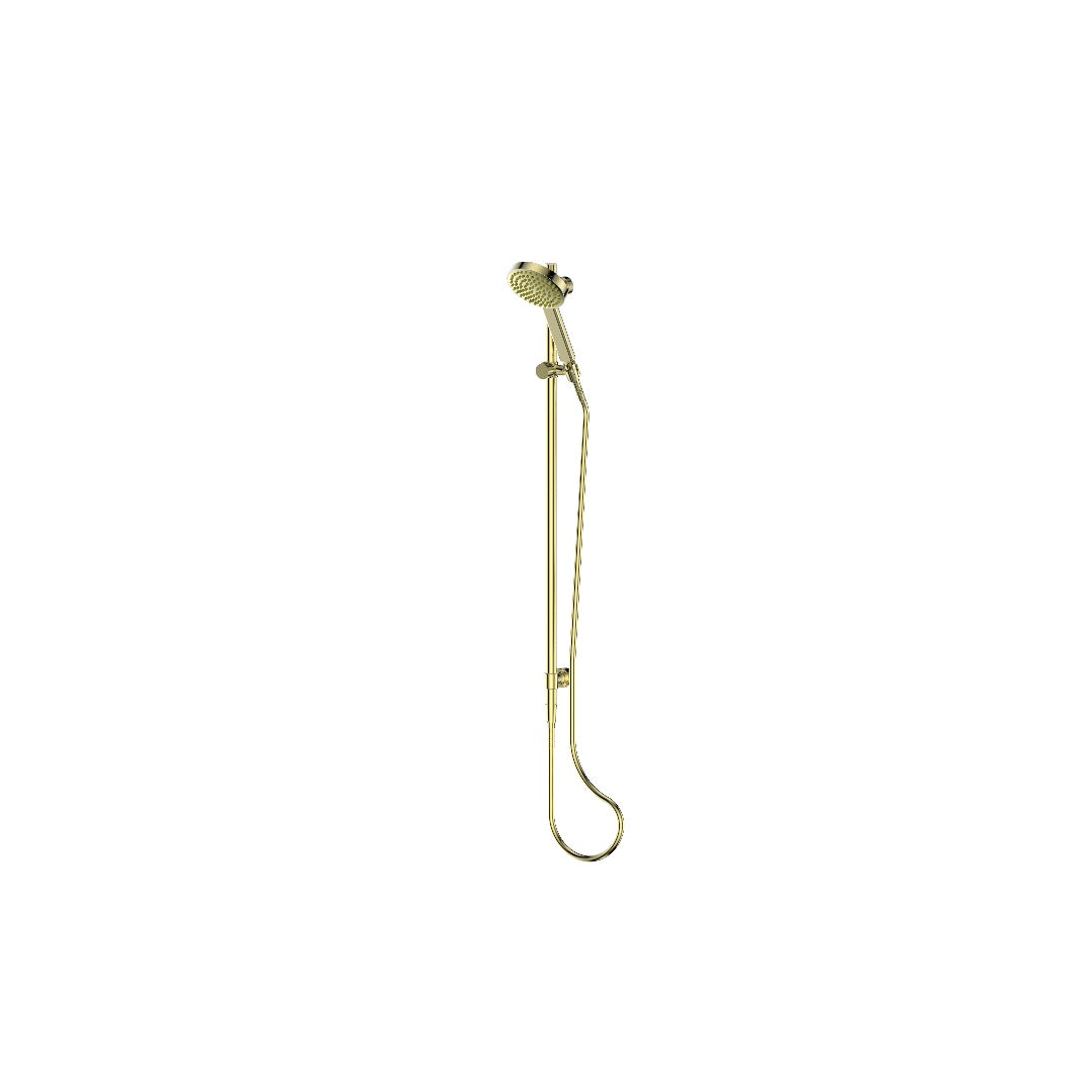 Greens Lavish Brass Rail Shower - Brushed Brass - 239100BB