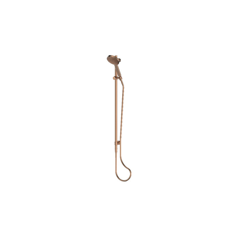 Greens Lavish Brass Rail Shower - Brushed Copper