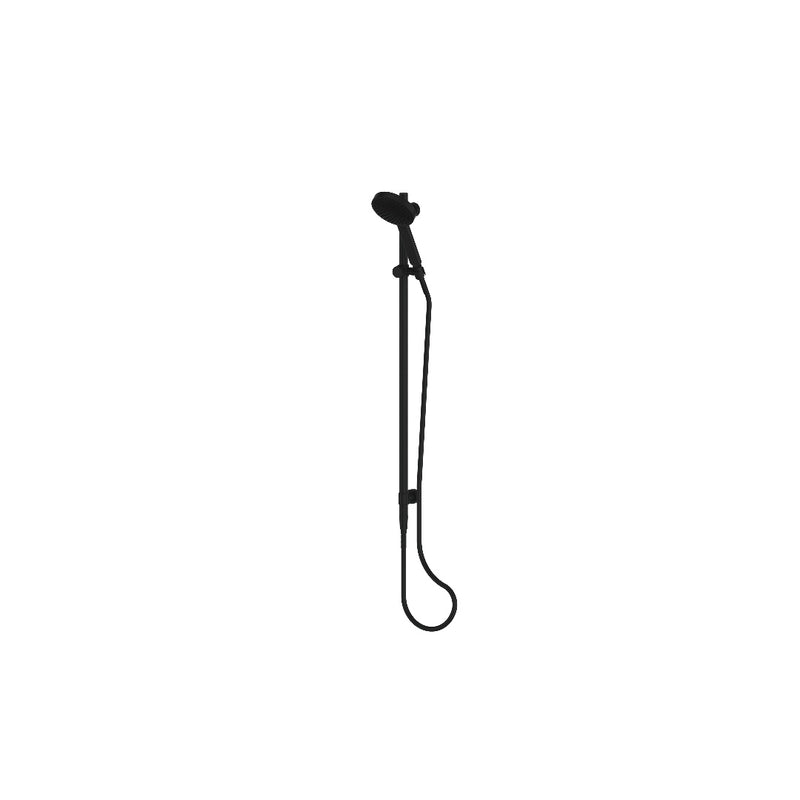 Greens Lavish Brass Rail Shower - Matte Black