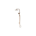 Greens Lavish Brass Twin Rail Shower System - Brushed Copper - 239103BC