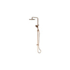 Greens Lavish Brass Twin Rail Shower System - Brushed Copper - 239103BC