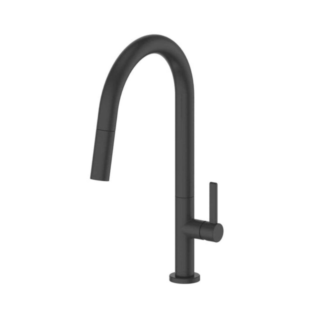 Greens Luxe Pull Down Sink Mixer - Matte Black - 18102547