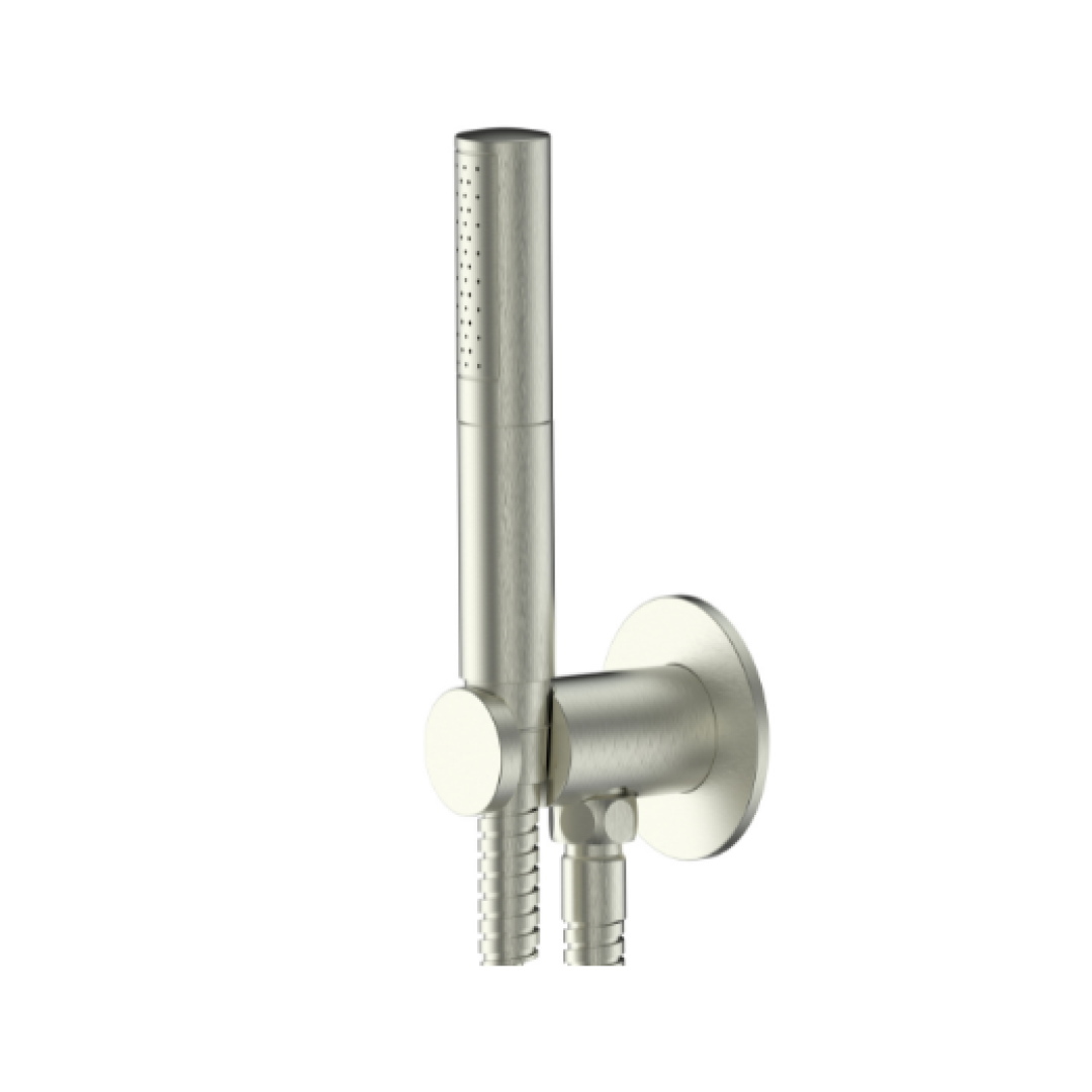 Greens Optima Plus AIrFlo Pin Hand Shower - Brushed Nickel - 2370040BN