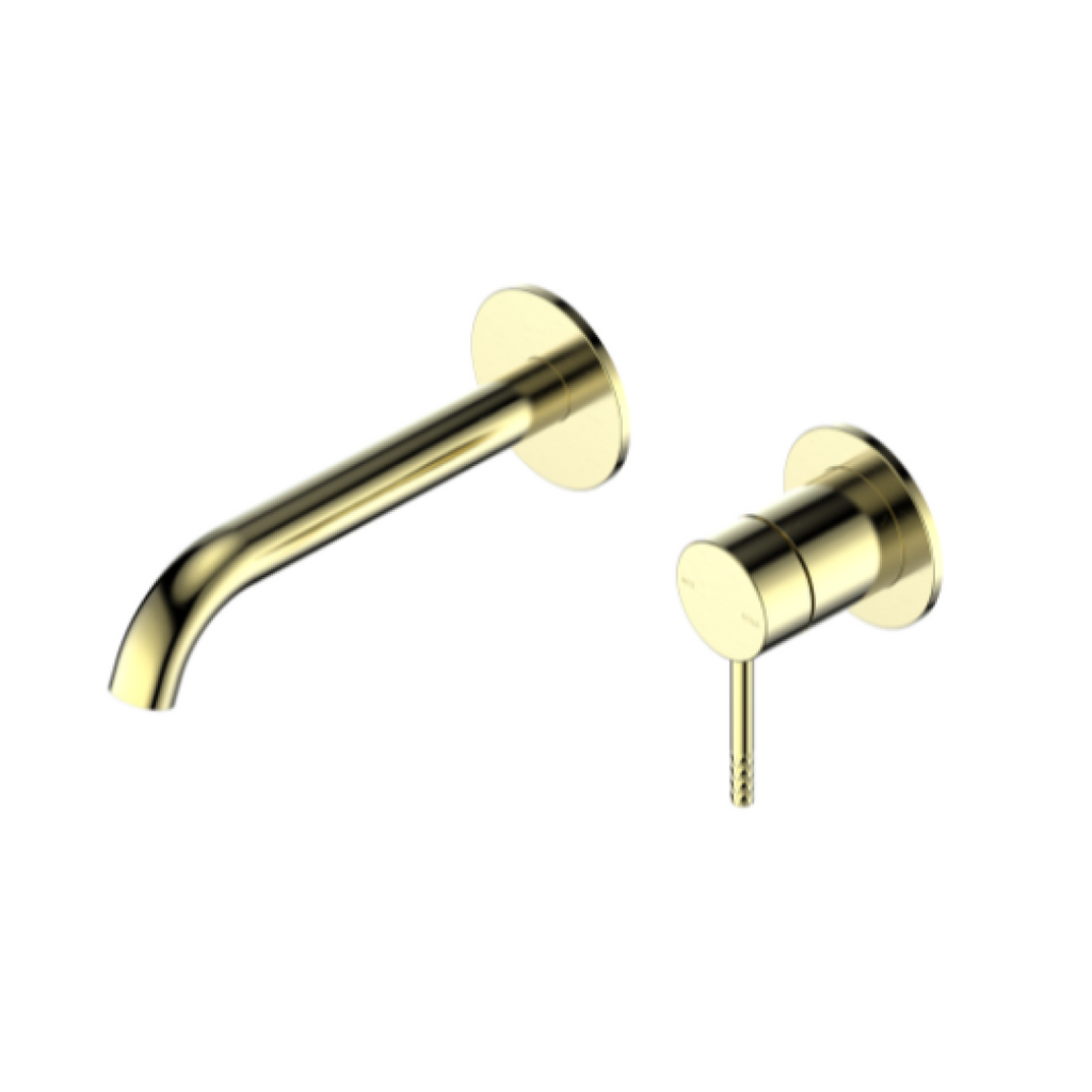 Greens Optima Plus Wall Basin Mixer Includes In-Wall Body - LF Brushed Brass - LF23703520BB