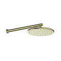 Greens Optima Plus Wall Shower & Arm - Brushed Brass - 237001BB