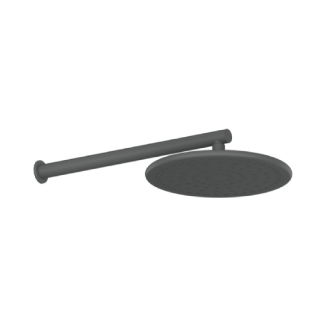 Greens Optima Plus Wall Shower & Arm - Gun Metal - 237001GM