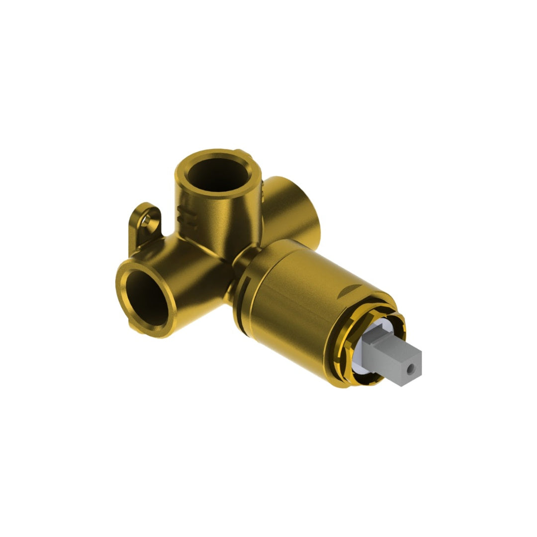 Greens Reflect Shower Mixer Includes Body - Brushed Brass - 2130250BB + LF9414860