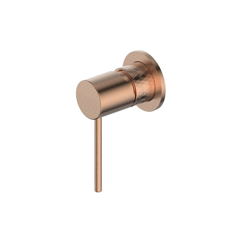 Greens Reflect Shower Mixer Includes Body - Brushed Copper