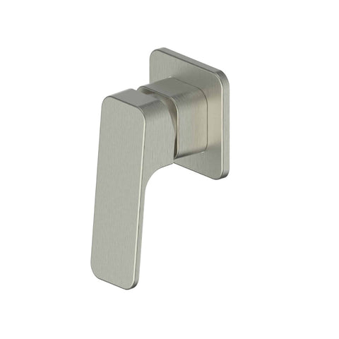 Greens Swept Shower Mixer Includes Body - Brushed Nickel