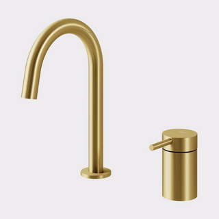 Argent Grace 2.0 Hob Basin Mixer Set (Includes Rough-In Body) - LF Brushed Gold - H166385 + M092400