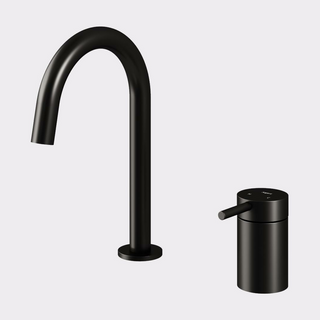 Argent Grace 2.0 Hob Basin Mixer Set (Includes Rough-In Body) - LF Matte Black - H166395 + M092400