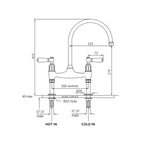 Shaws by Perrin & Rowe Pendleton Kitchen Tap - Polished Brass - AUSH.4193BRWPC/H1