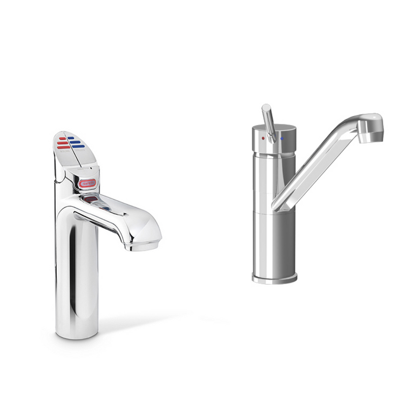 Zip Commercial HydroTap G5 Classic Plus 4-In-1 Boiling, Chilled, Hot & Ambient Tap 160/125 with Classic Mixer - Chrome H51622Z00AU