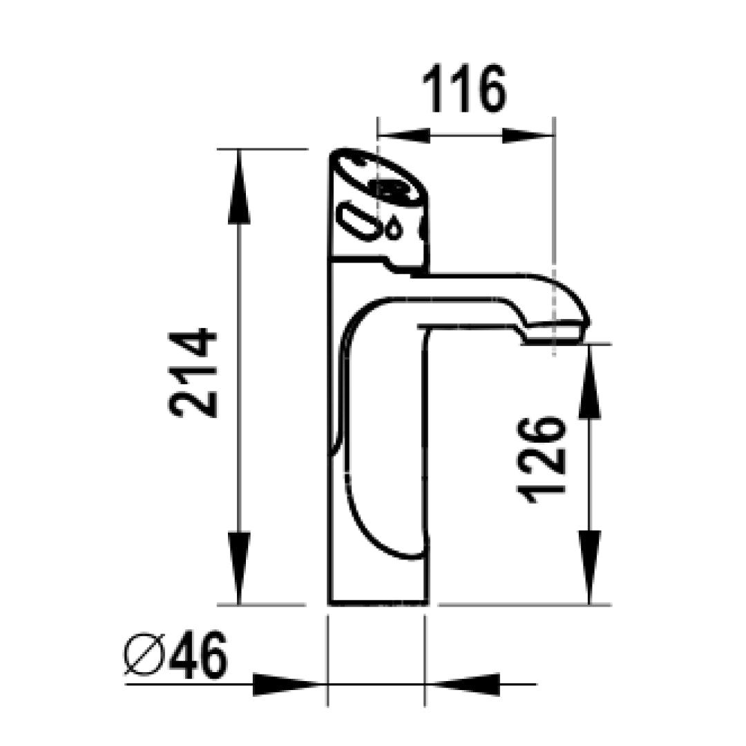 Zip Commercial HydroTap G5 Touch-Free Wave Boiling & Chilled Tap 100/75 - Matte Black H5W702Z03AU