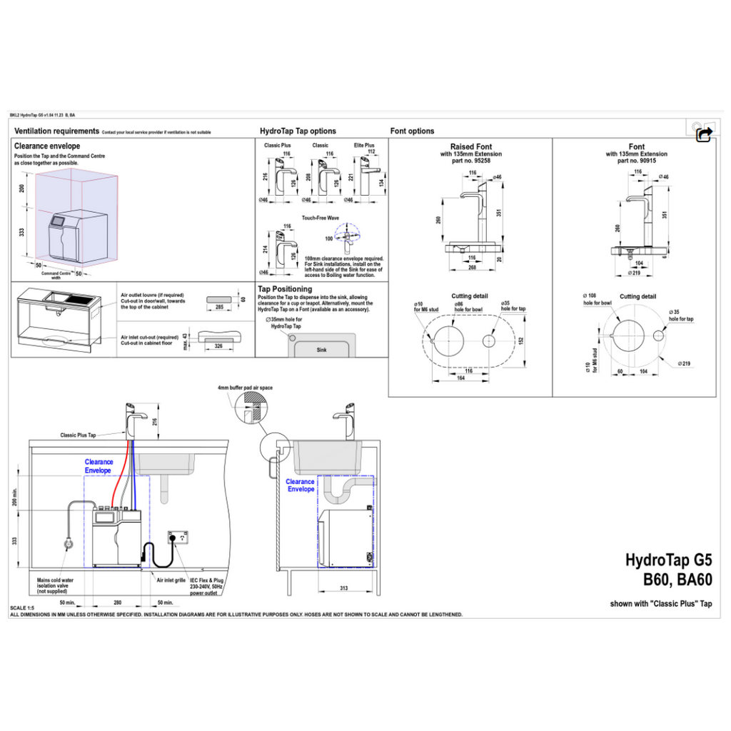 Zip HydroTap G5 BA60 Touch-Free Wave Boiling & Ambient - Chrome H5W708Z00AU