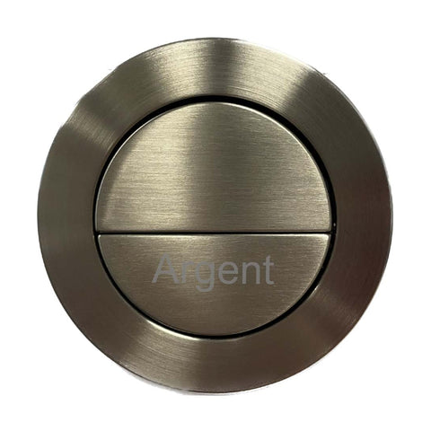 Argent BTW Flush Button - Brushed Nickel HA10480