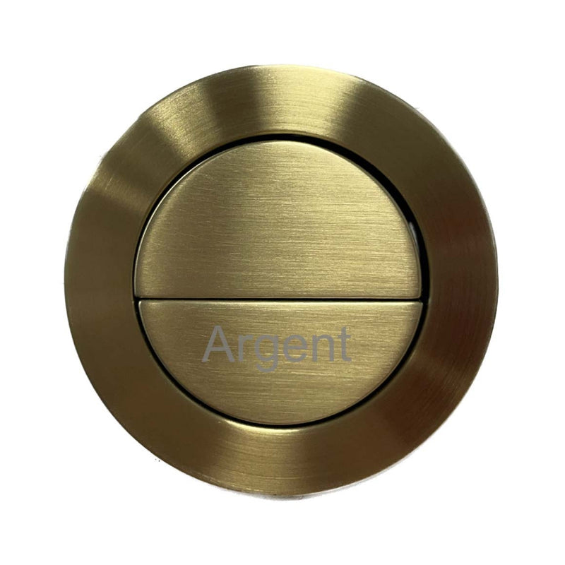 Argent BTW Flush Button - Brushed Gold HA10485