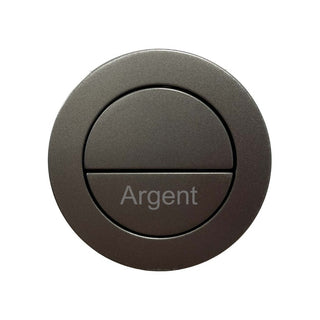 Argent BTW Flush Button - Gun Metal HA10490