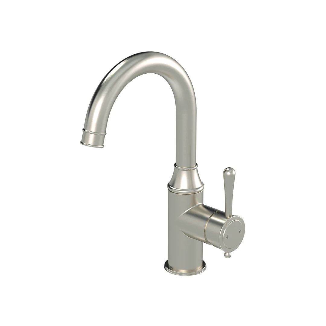Meir Harrington Basin Mixer - Brushed Nickel HB04-R3-PVDBN