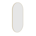 Thermogroup Ablaze Havana Pill Gold Framed Mirror - HP5010G