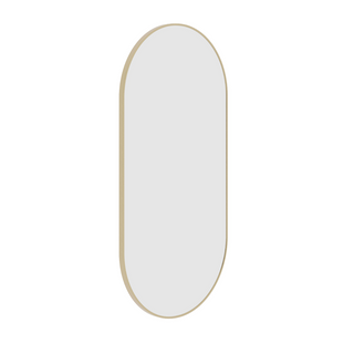 Thermogroup Ablaze Havana Pill Gold Framed Mirror - HP5010G